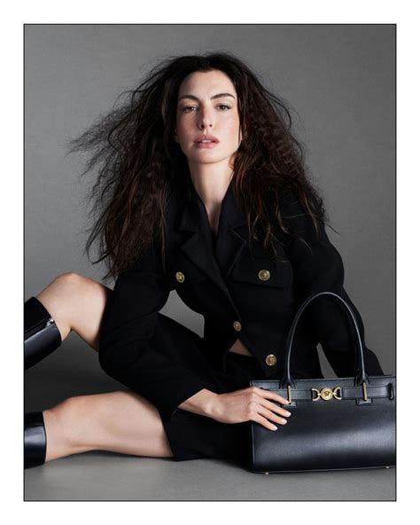 anne hathaway for versace|versace anne hathaway campaign.